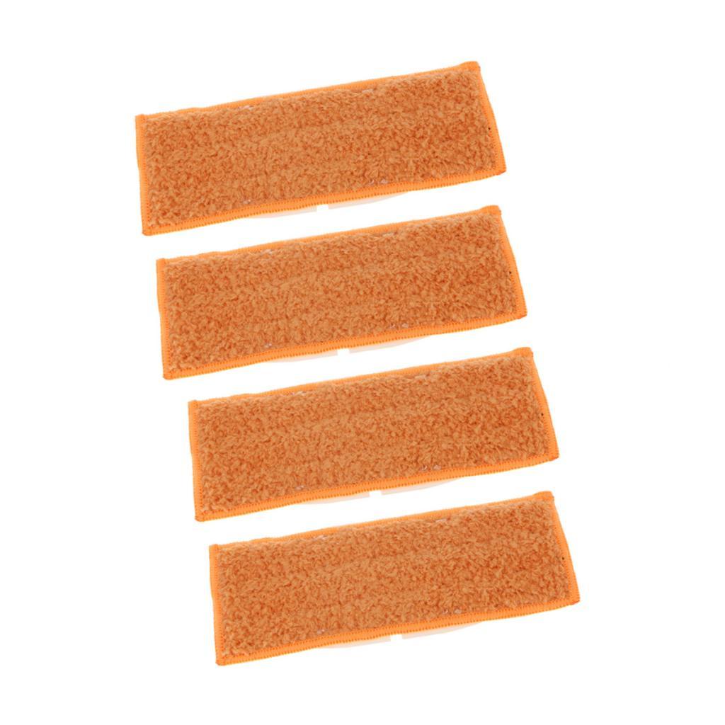 4pcs Wet/Dry/Damp Mopping Pad Mop Pad for iRobot Braava Jet 240 241 (Damp)