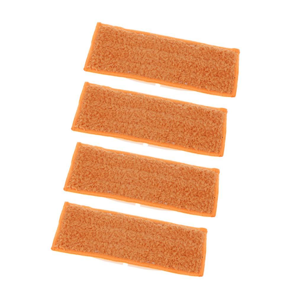 4pcs Wet/Dry/Damp Mopping Pad Mop Pad for iRobot Braava Jet 240 241 (Damp)