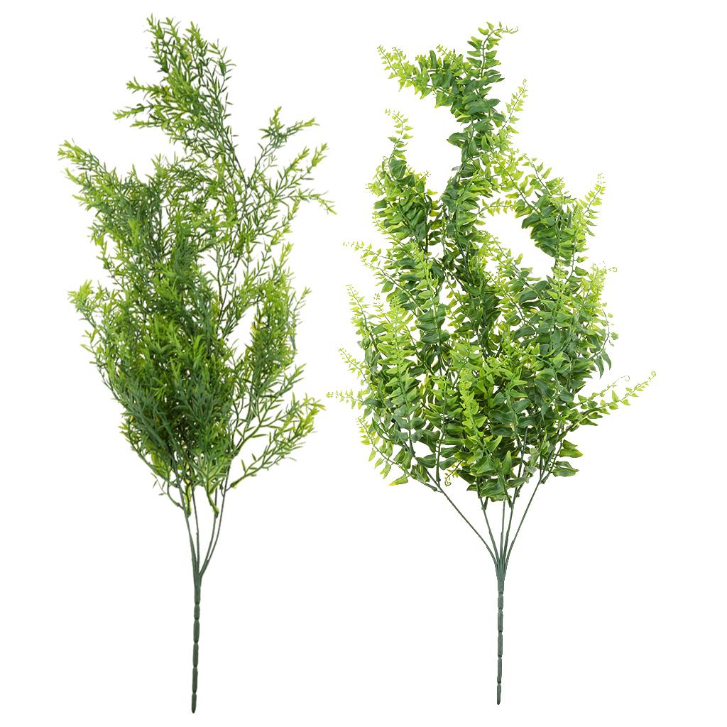 2 Bunch Artificial Weeping Ivy Vine Plants Outdoor Indoor Hanging Decor