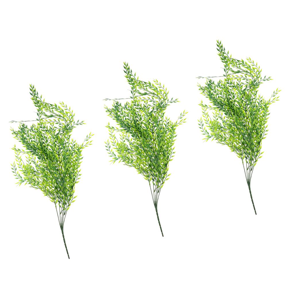 3Pcs Artificial Weeping Ivy Vine Plants Home Garden Hanging Decor Green 60cm