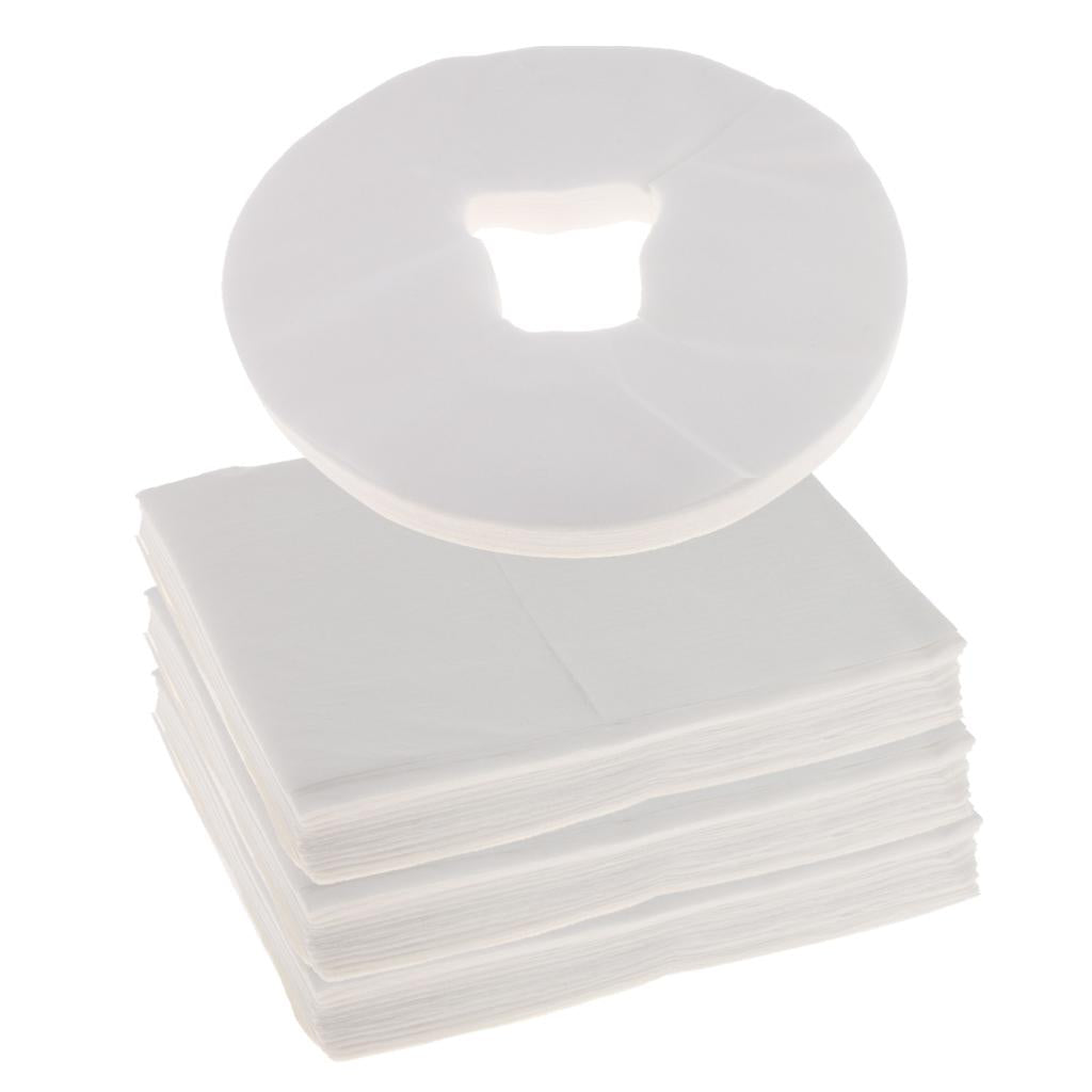 100pcs Disposable Face Cradle Cushion Covers + 100pcs Massage Bed Sheets