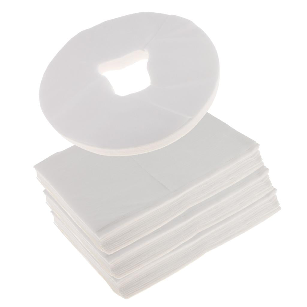 100pcs Disposable Face Cradle Cushion Covers + 100pcs Massage Bed Sheets