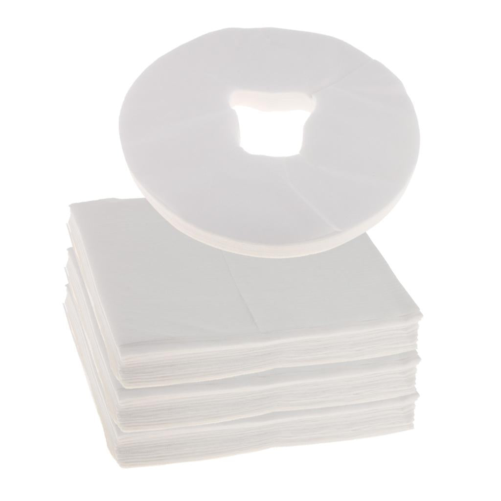 100pcs Disposable Face Cradle Cushion Covers + 100pcs Massage Bed Sheets