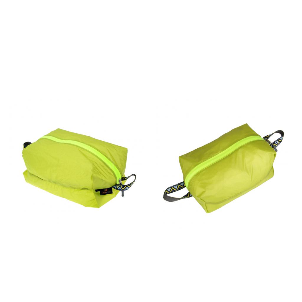 2x Outdoor Travel Kit Tote Laundry Shoes Pouch Clothing Luggage Bag S Green