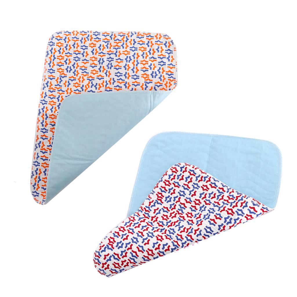 2 Pieces Washable Waterproof Underpad Incontinence Pads Sheet Protector
