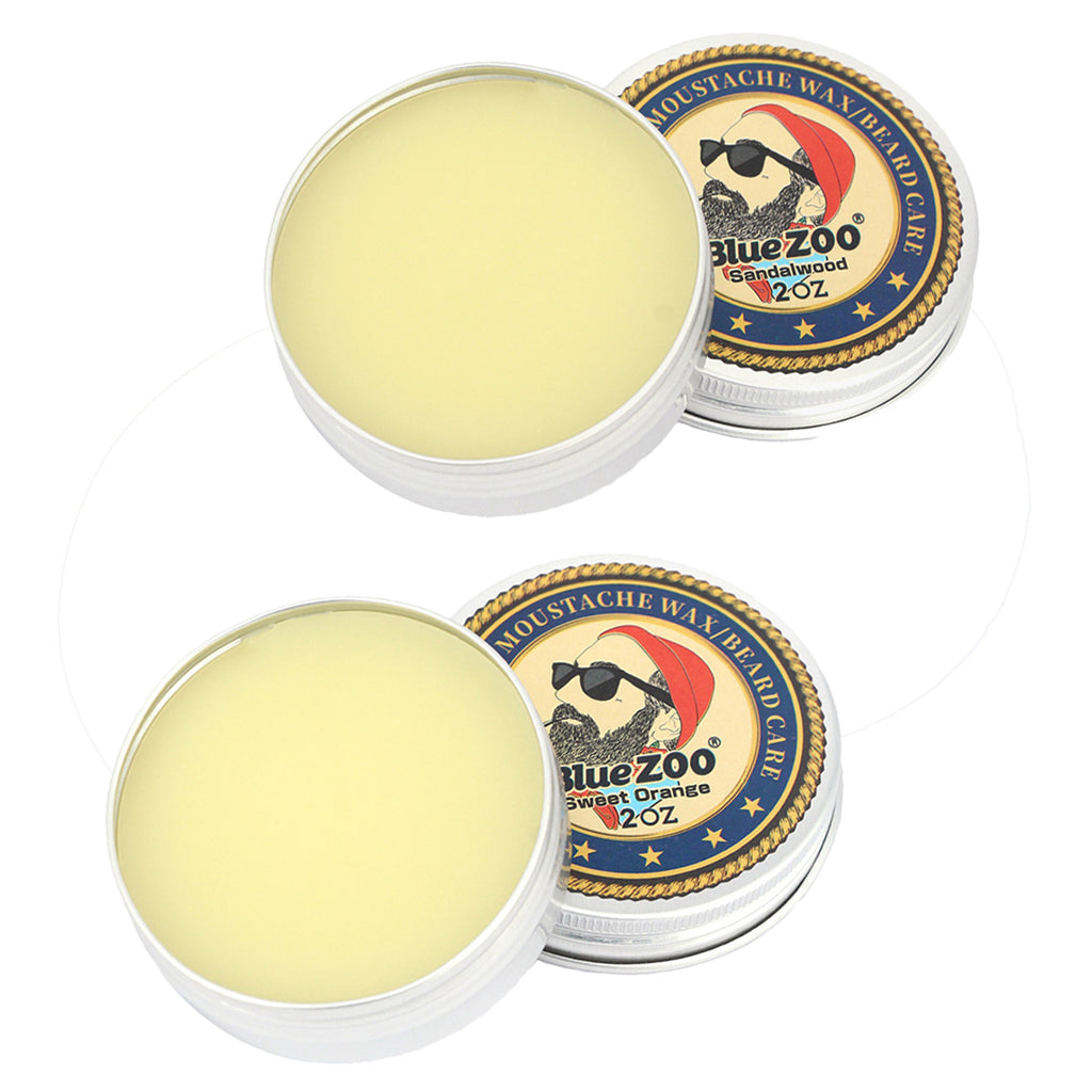 2x Men Beard Balm Leave-In Taming Styling Conditioner Mustache Grooming Wax