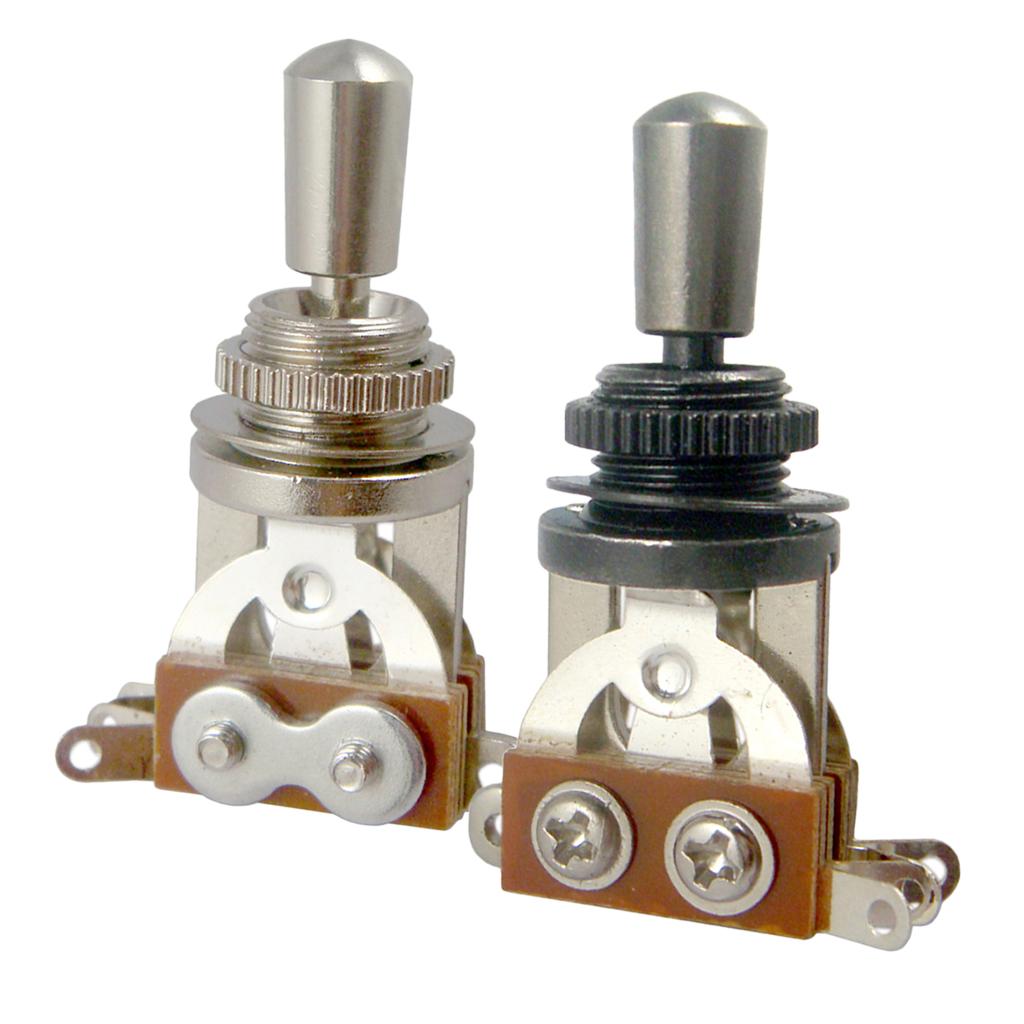 2 Pieces Guitar 3 Way Toggle Switch Pickup Selector with Tip for LP Guitar