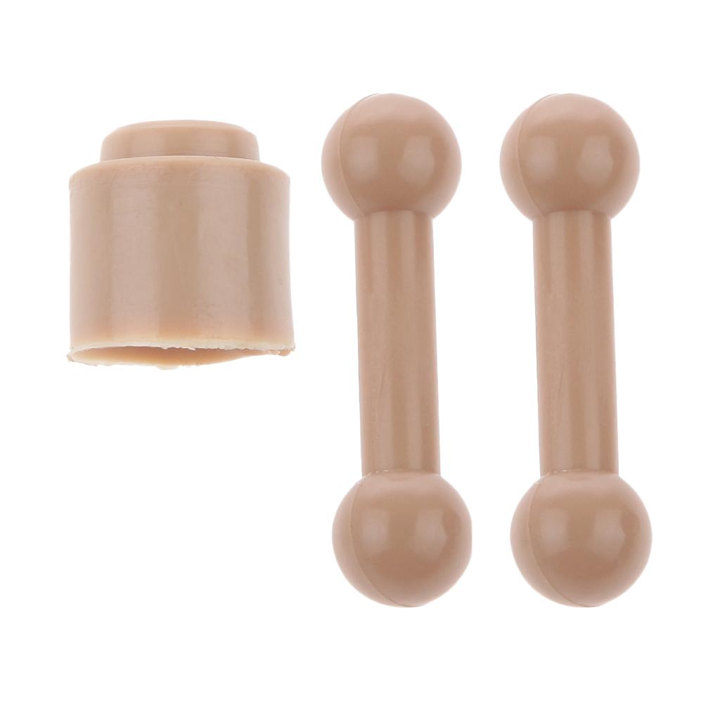 1/6 Feet Heightening Connectors &Male Head Inner Ring for 12'' Action Figure