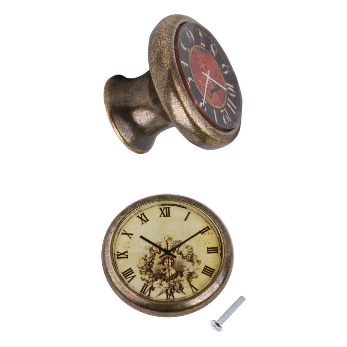 2 Pieces Round Cupboard Knob Drawer Door Wardrobe Cabinet Pulls Handle Knob