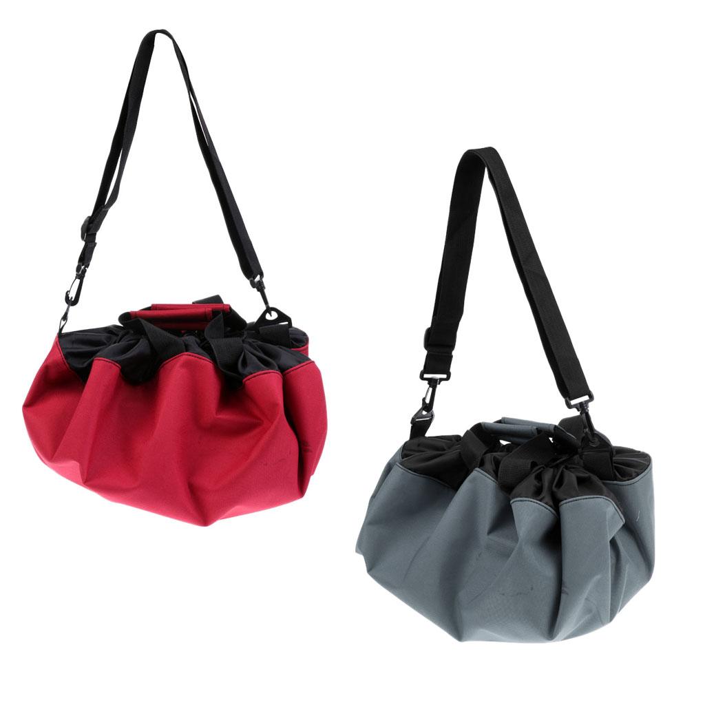 2 Pieces Wetsuit Changing Mat / Waterproof Surfing Bag with Handle Strap