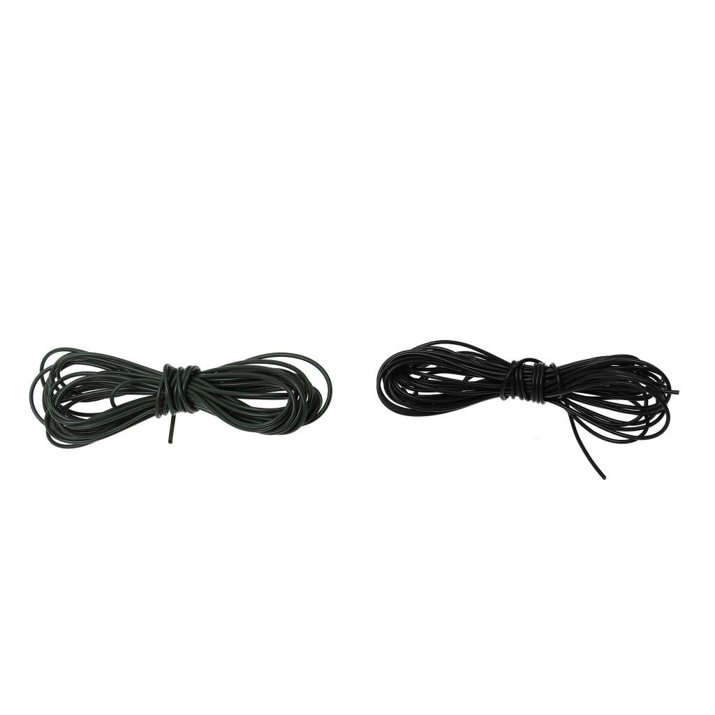 2 Silicone Rig Tube Sleeve 1mm Pretend Fishing Lines for Carp Fishing Green