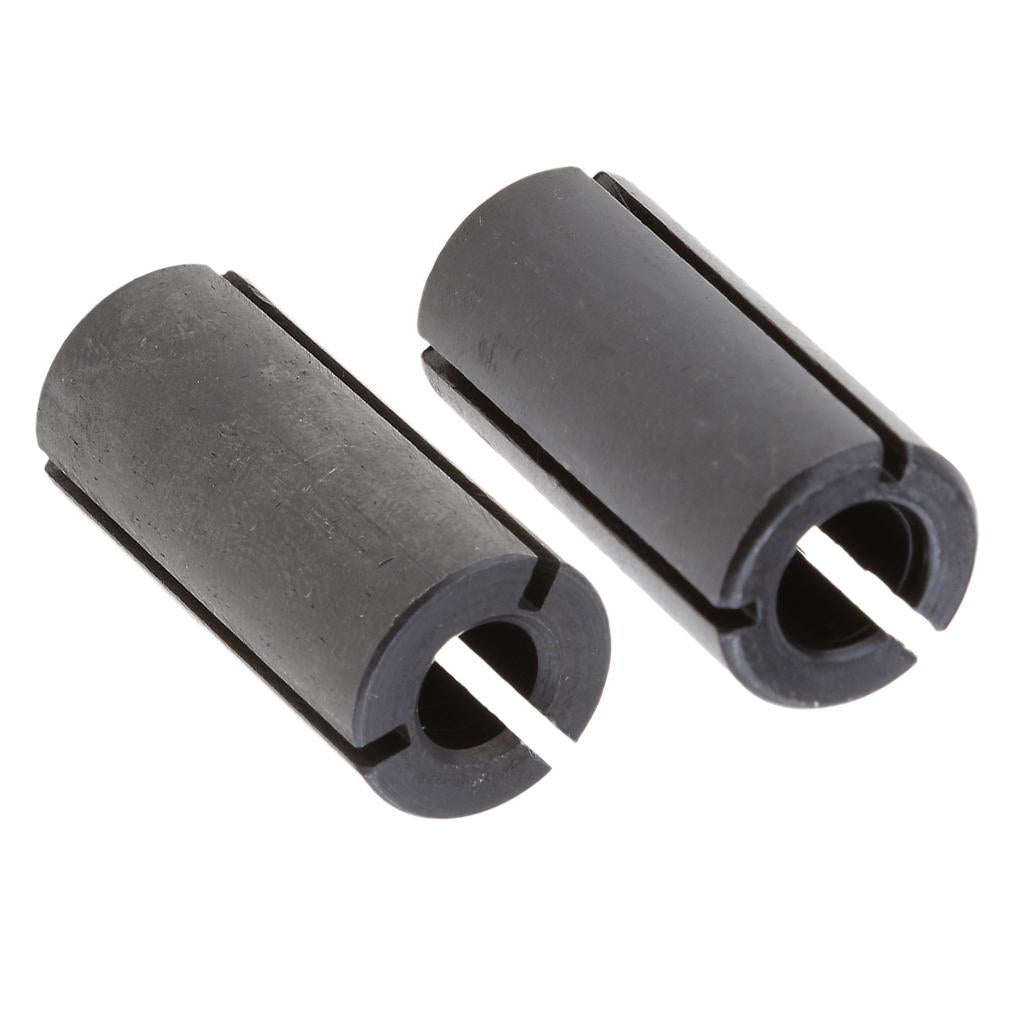 2Pcs High Precision Router Bit Collet Chuck Adapter CNC Tool NEW