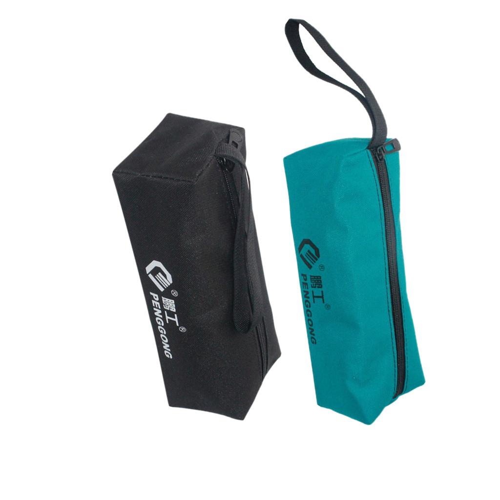 2 Pieces Oxford Storage Bag Repair Tools Hardware Handbag Zip Organizer