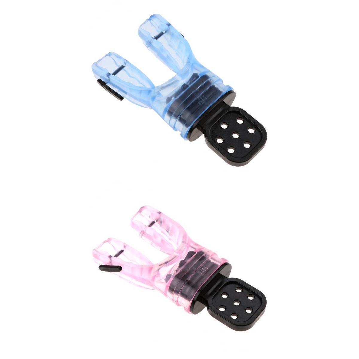 2Pc Silicone Scuba Diving Dive Snorkel Comfort Standard Mouthpiece Regulator
