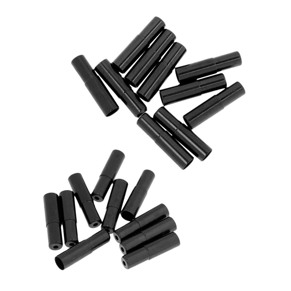 20Pcs Alloy Bicycle Bike Brake Cable Housing End Cap Wire Line Cover 5mm+4mm