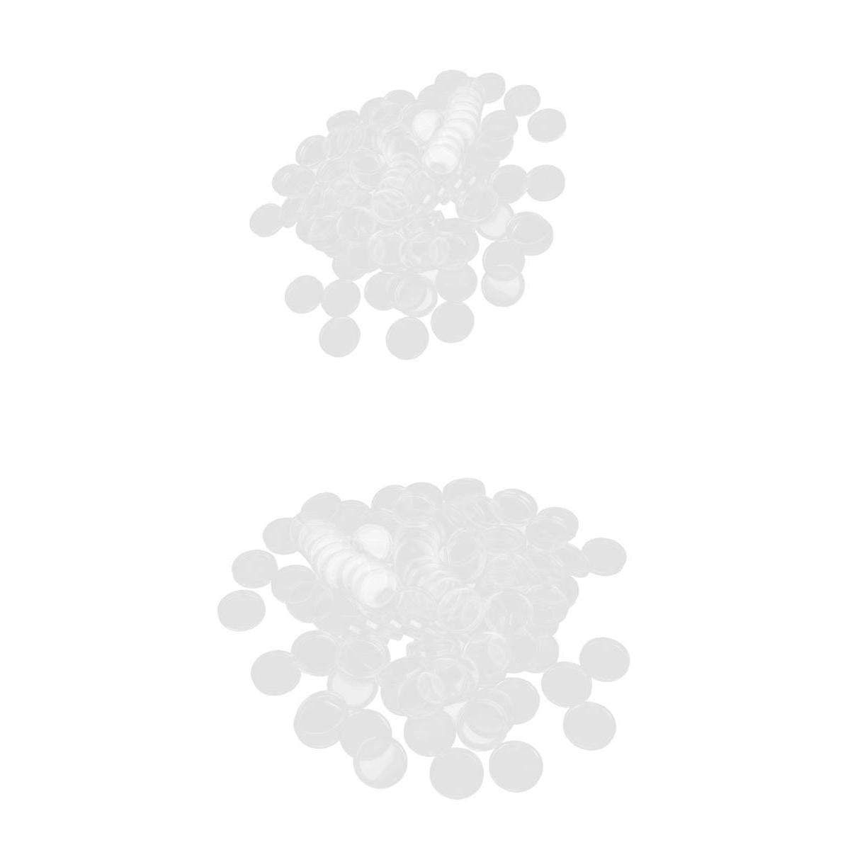 200Pcs Round Coin Holders Capsules Coin Protection Transparent 30mm & 35mm