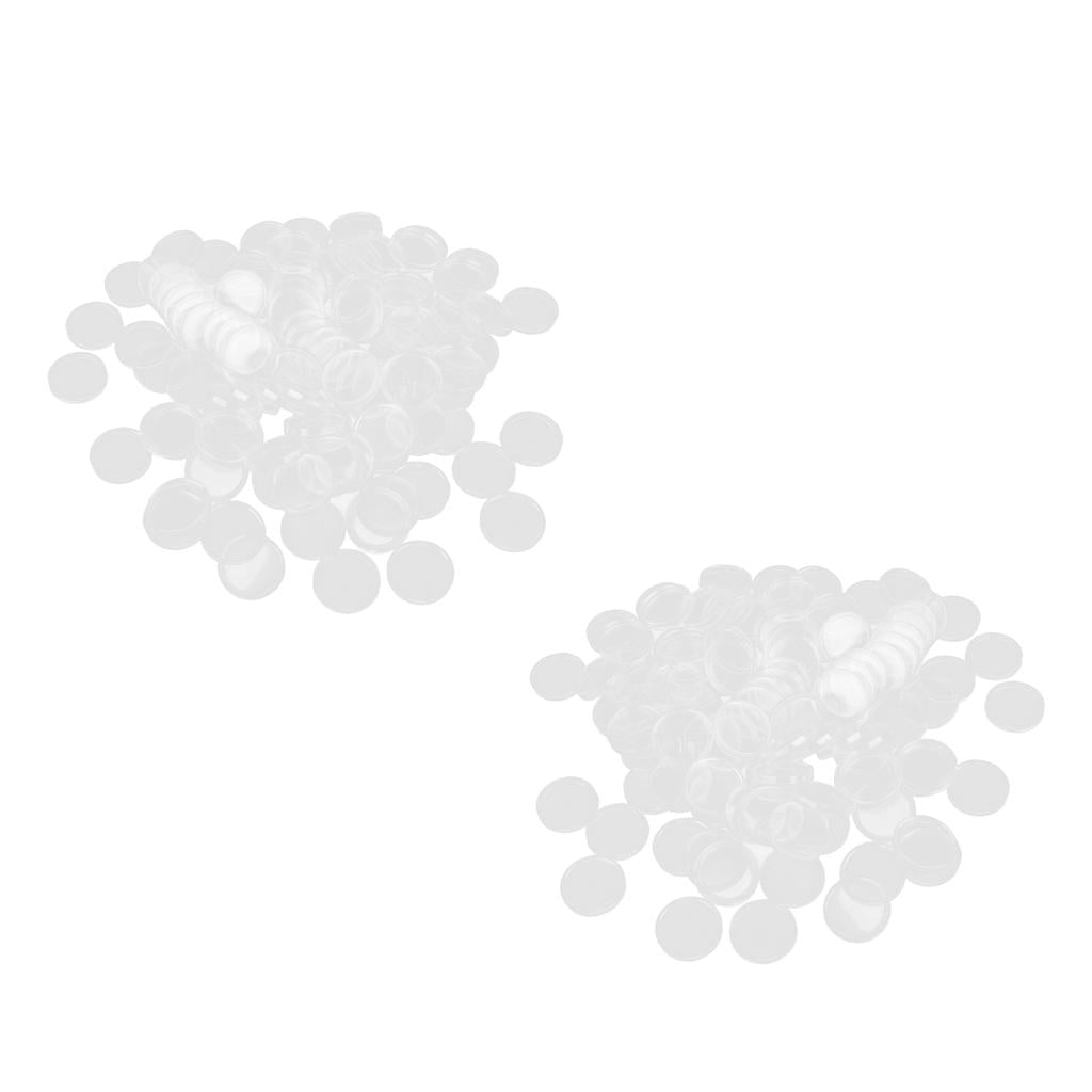 200Pcs Round Coin Holders Capsules Coin Protection Transparent 30mm & 35mm