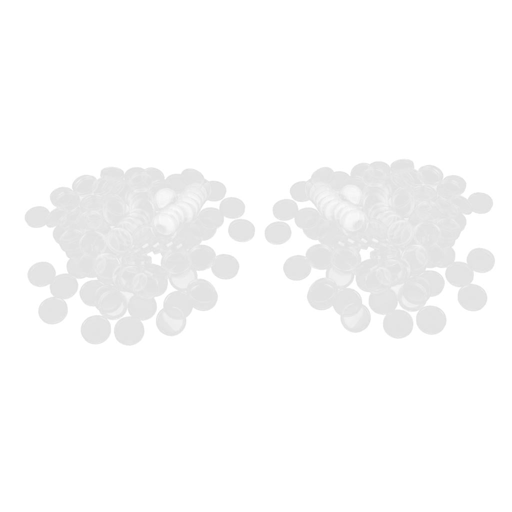 200Pcs Round Coin Holders Capsules Coin Protection Transparent 30mm & 35mm