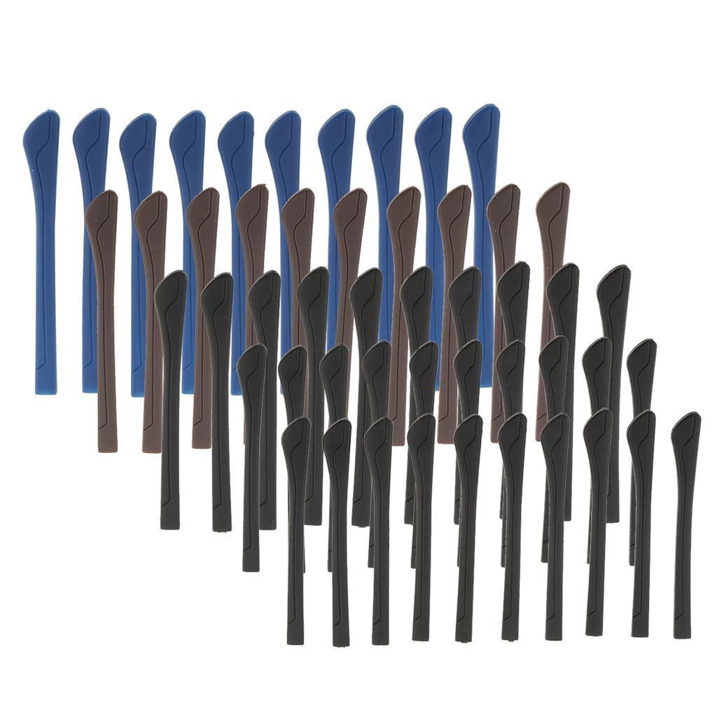 50 Pieces Eyeglasses Temple End Tips Ear Sock Tubes Replacement Repair