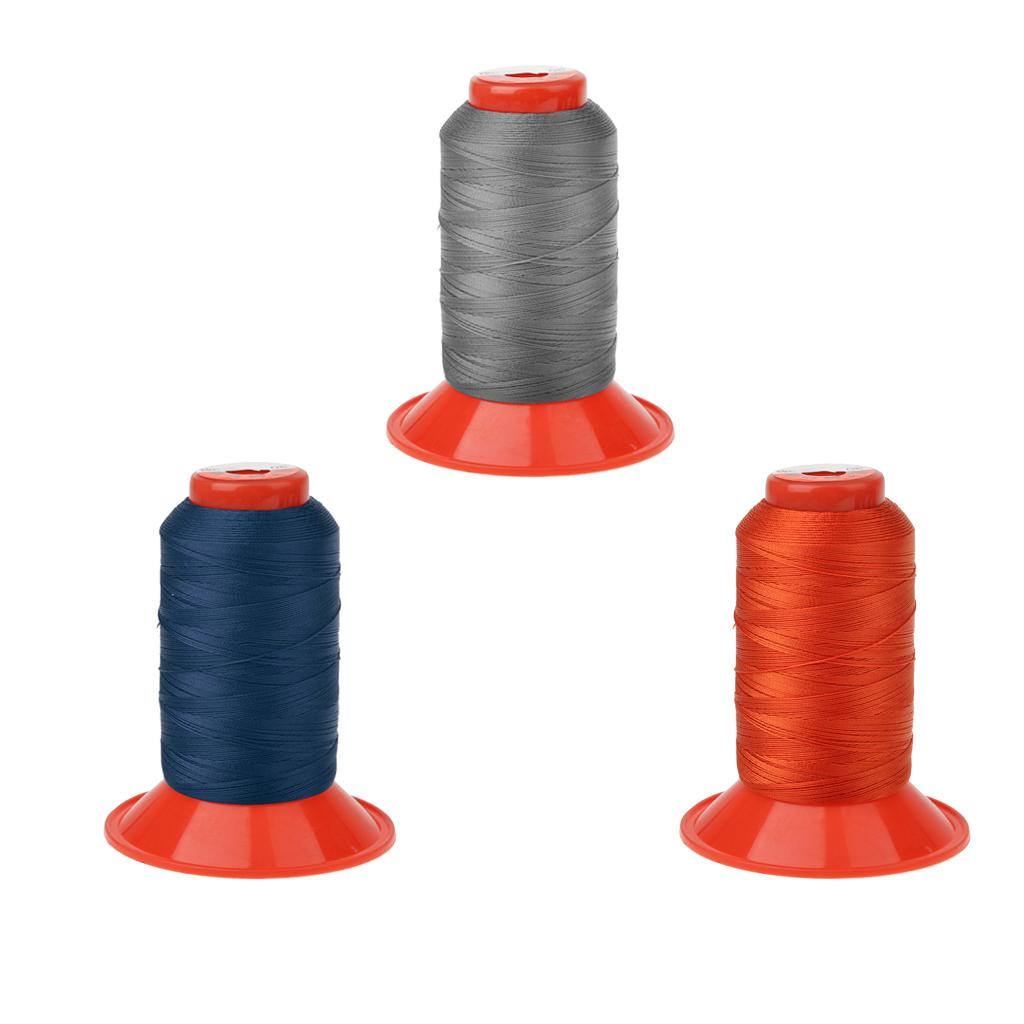 3pcs Strong Bonded Nylon Tent Backpack Sewing Thread Cord 500 Meters Each