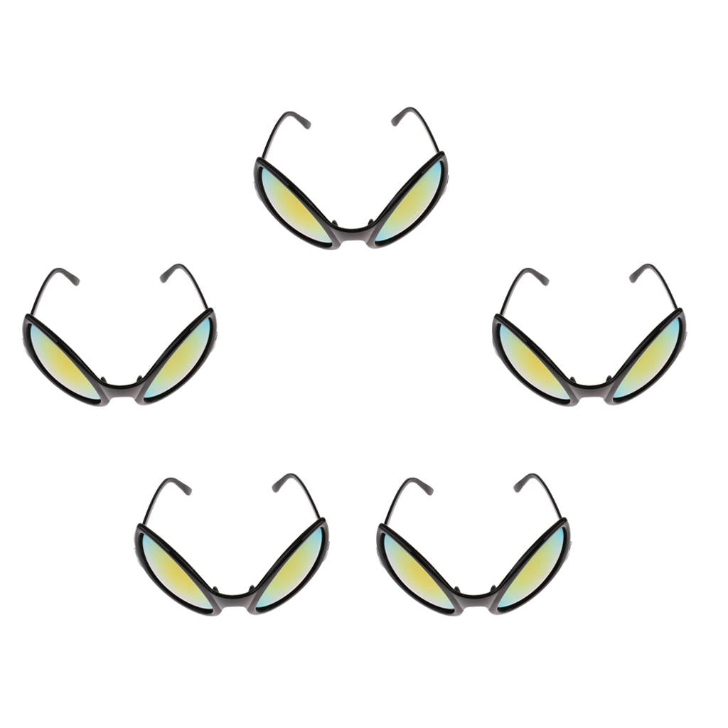 5 Pieces Black Alien Sunglasses Party Glasses Fancy Dress Costume Role Play