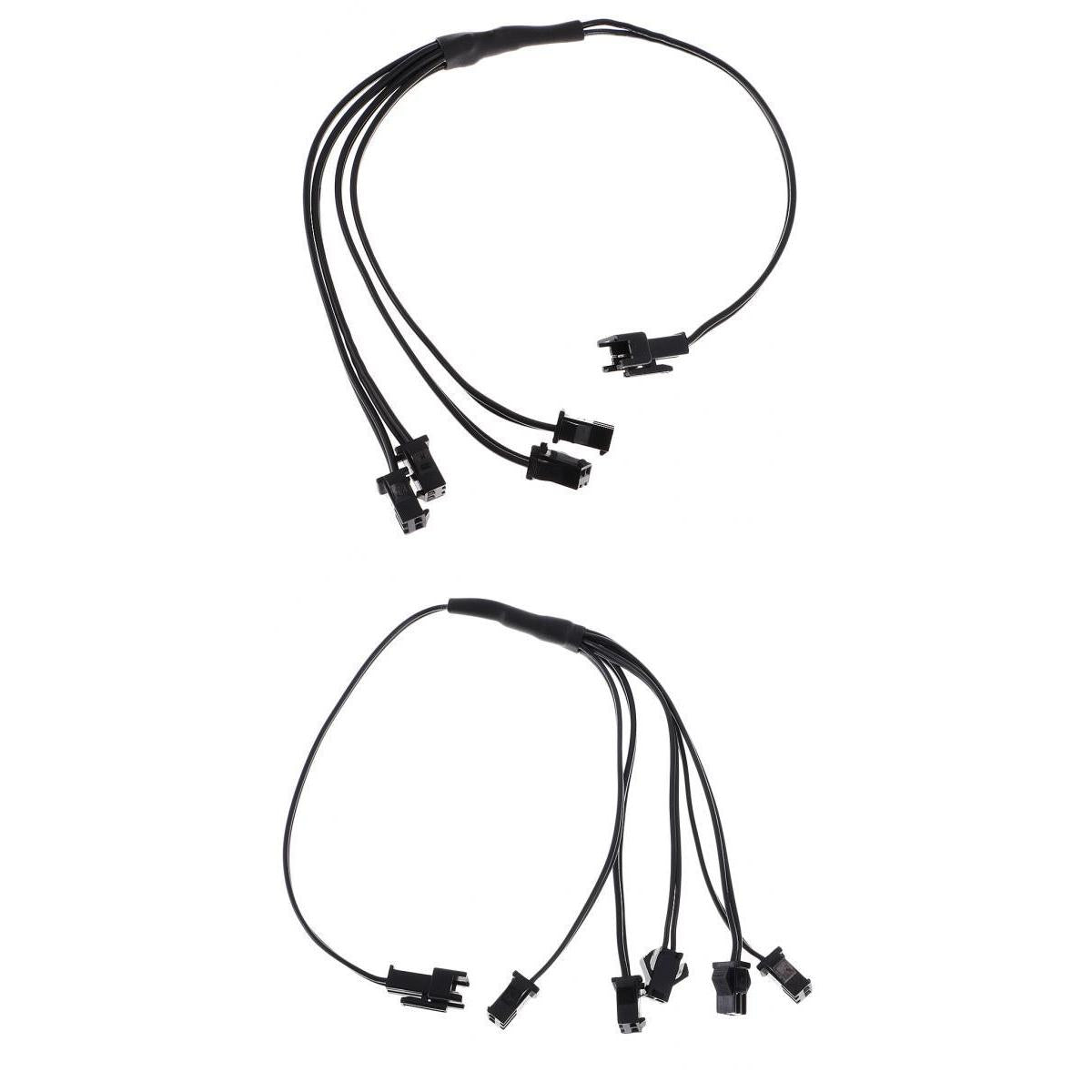 2xSplitter Cable Connector for EL Wire Neon Strip Light Accessory 4 & 5 in 1