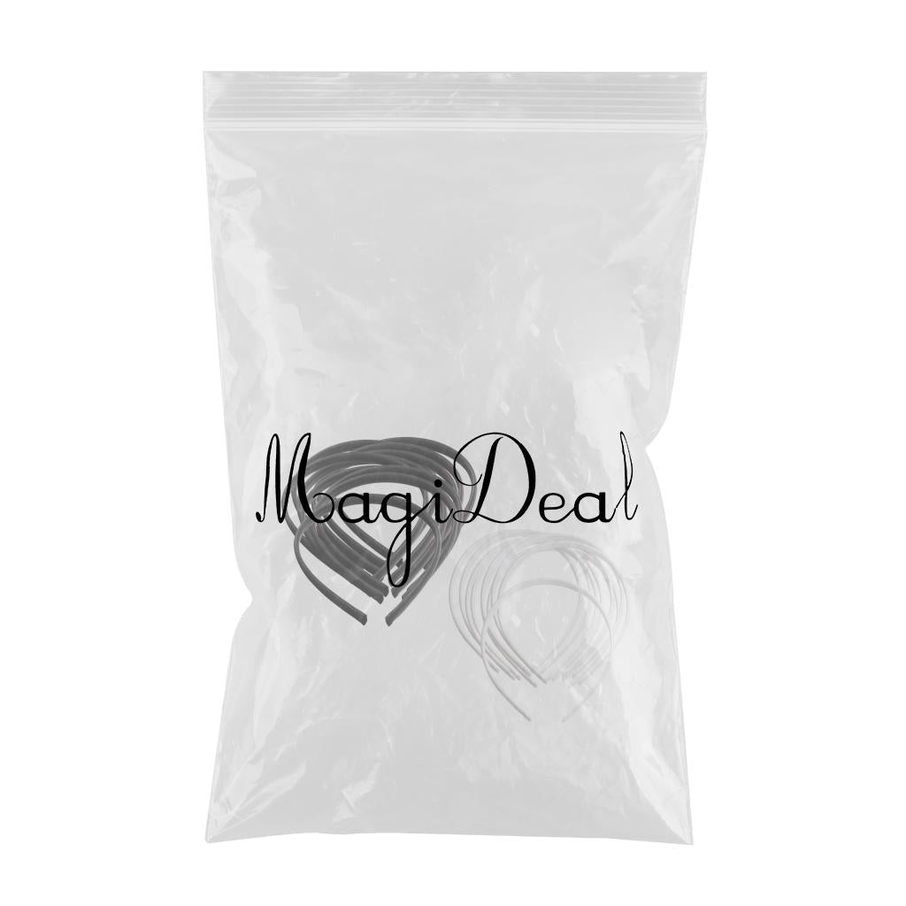 20pcs Women Girls Satin Plain Headband Alice Ban Hair Band DIY