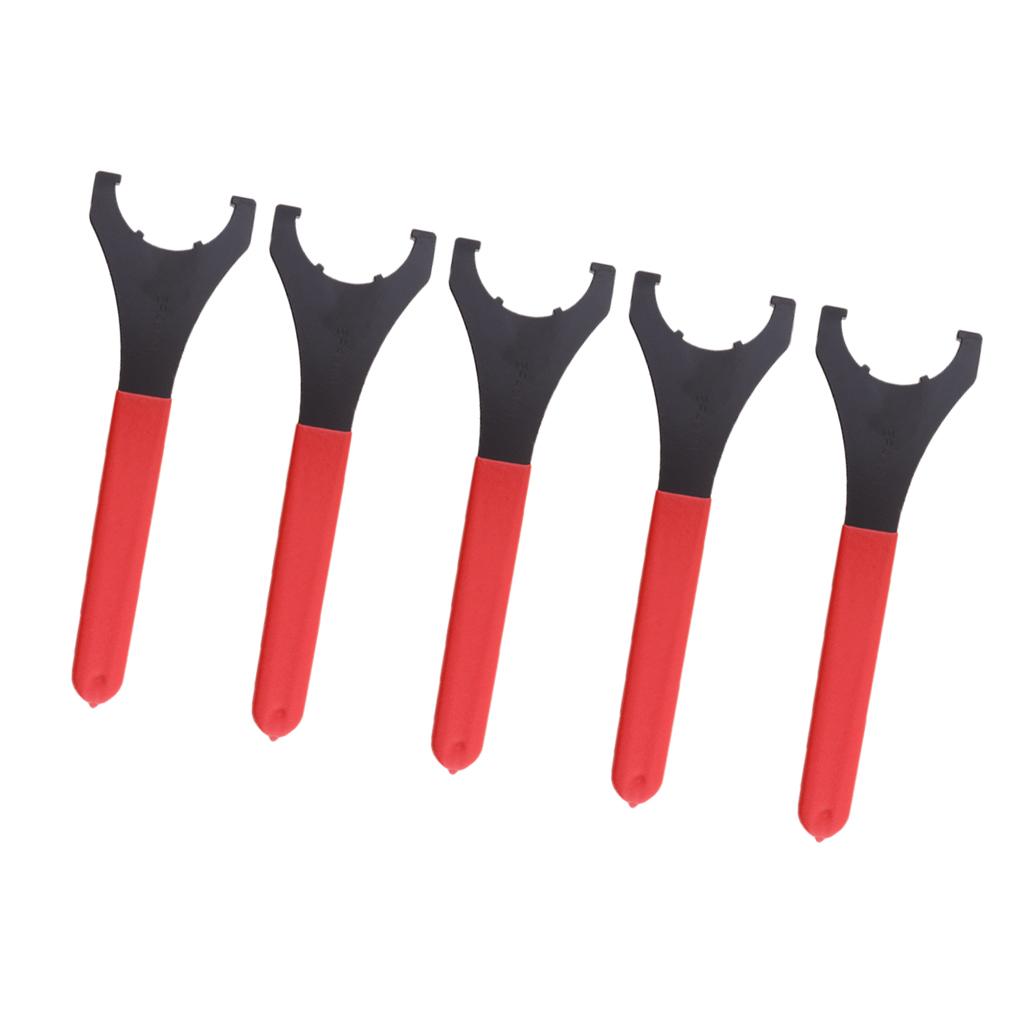 5 Pieces ER40UM Collet Chuck Spanner Wrench Spring Clamping Nut CNC Holder