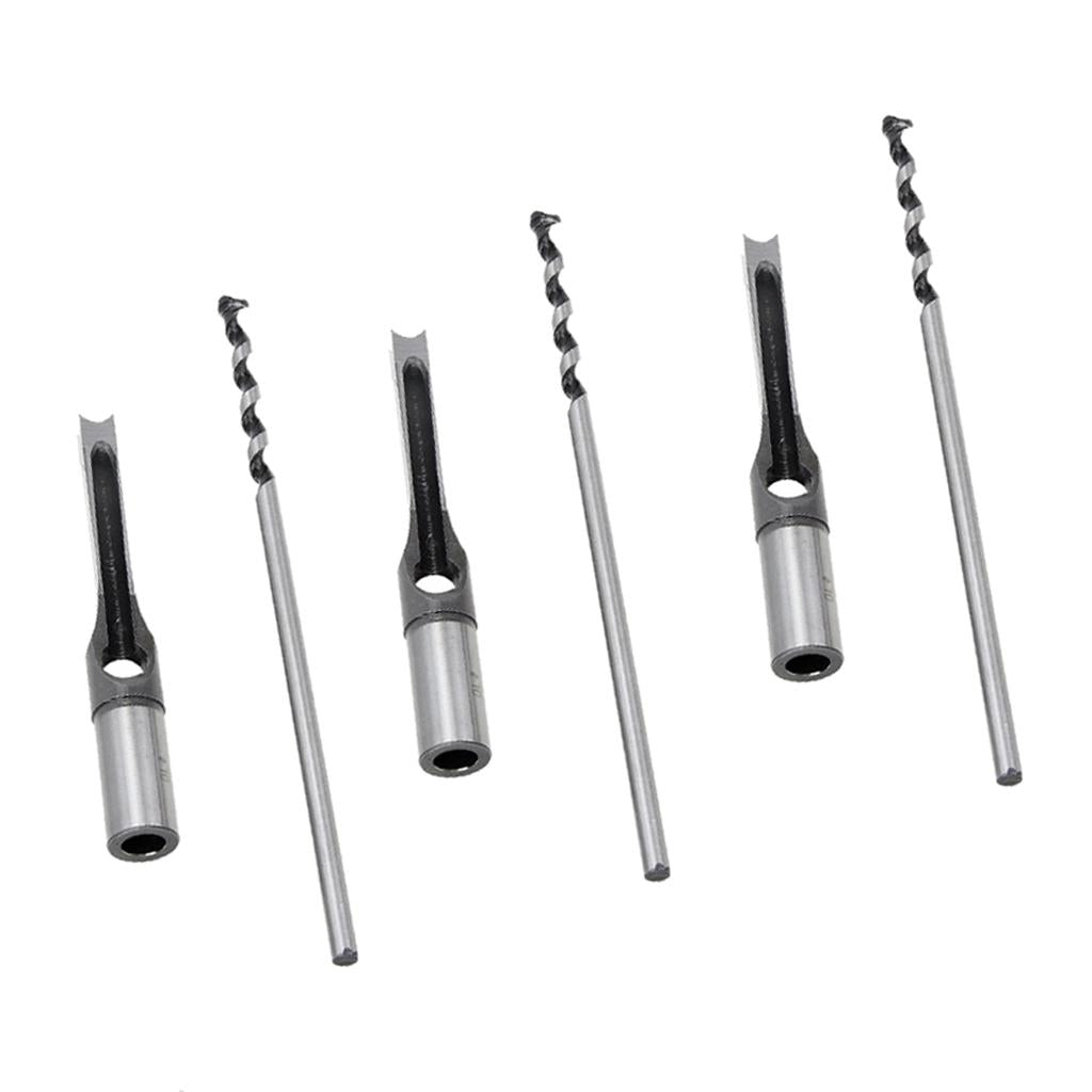 3 Set Square Drill Bit Mortising Chisel Woodworking 10mm 12mm 16mm