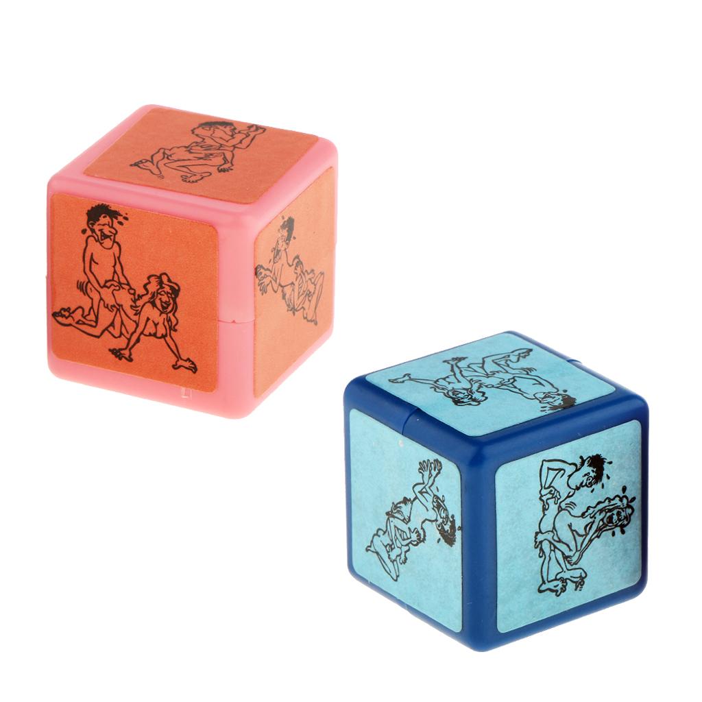 4pcs Set Naughty Dice Game Adults Party Gag Gift for Bachelorette Party Toy