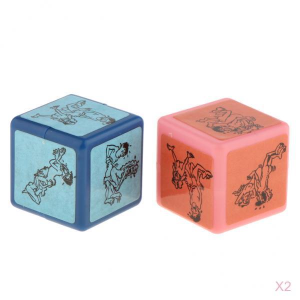 4pcs Set Naughty Dice Game Adults Party Gag Gift for Bachelorette Party Toy