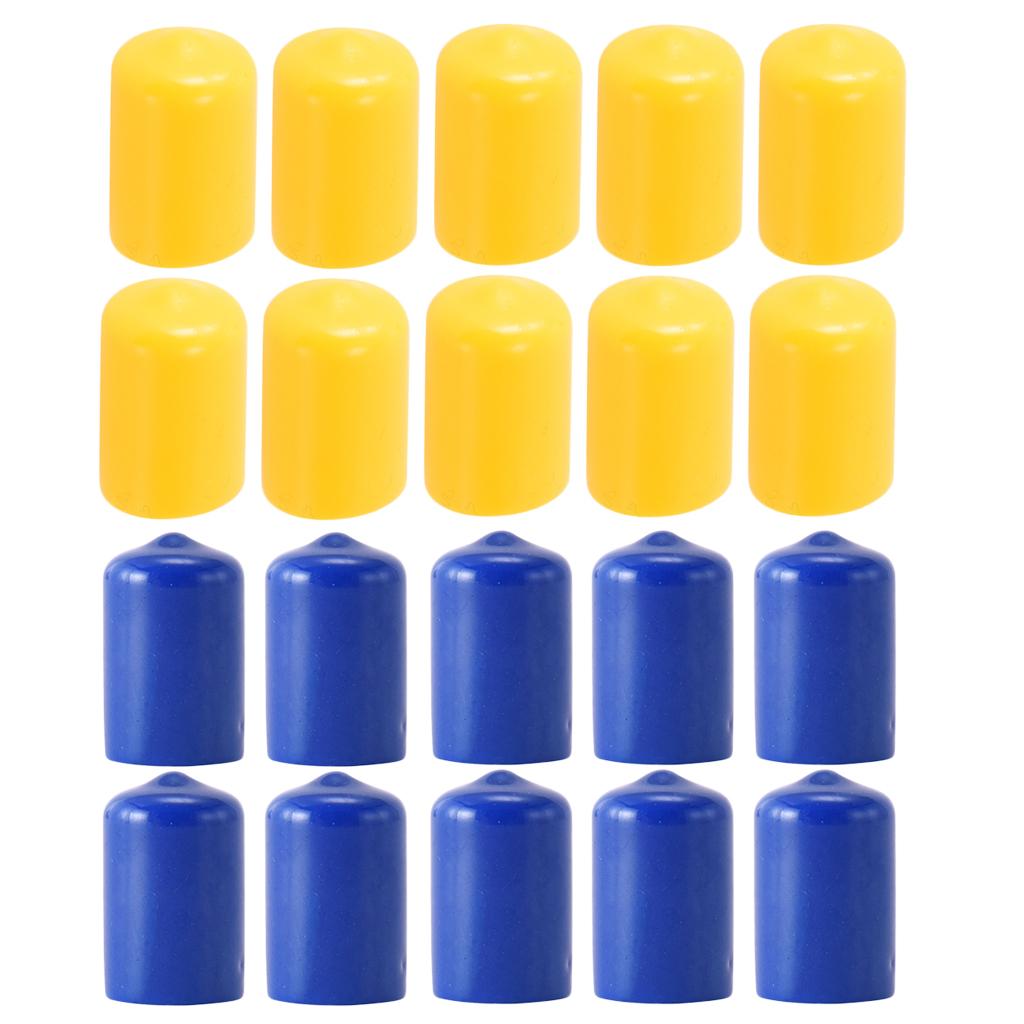 20 Pieces Durable Pool Cue Protector Billiards Accessories for Snooker