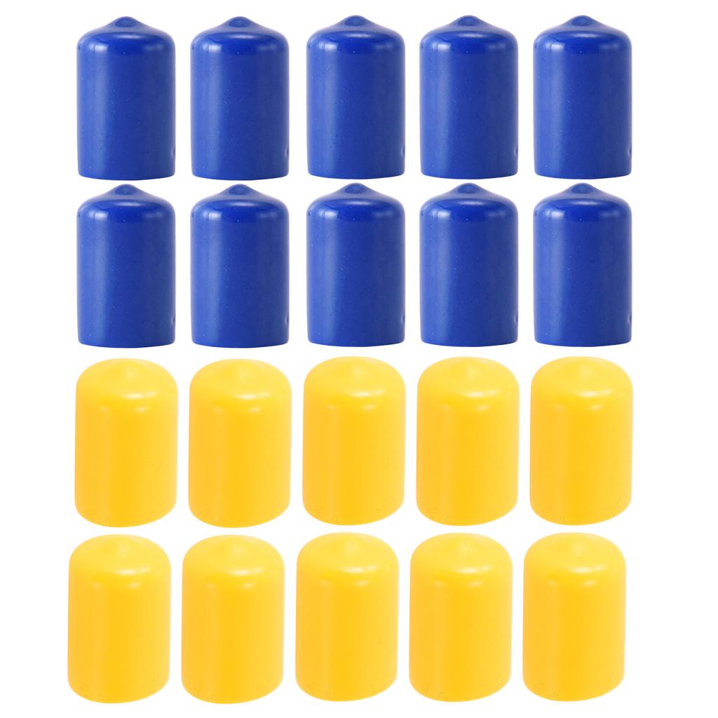20 Pieces Durable Pool Cue Protector Billiards Accessories for Snooker