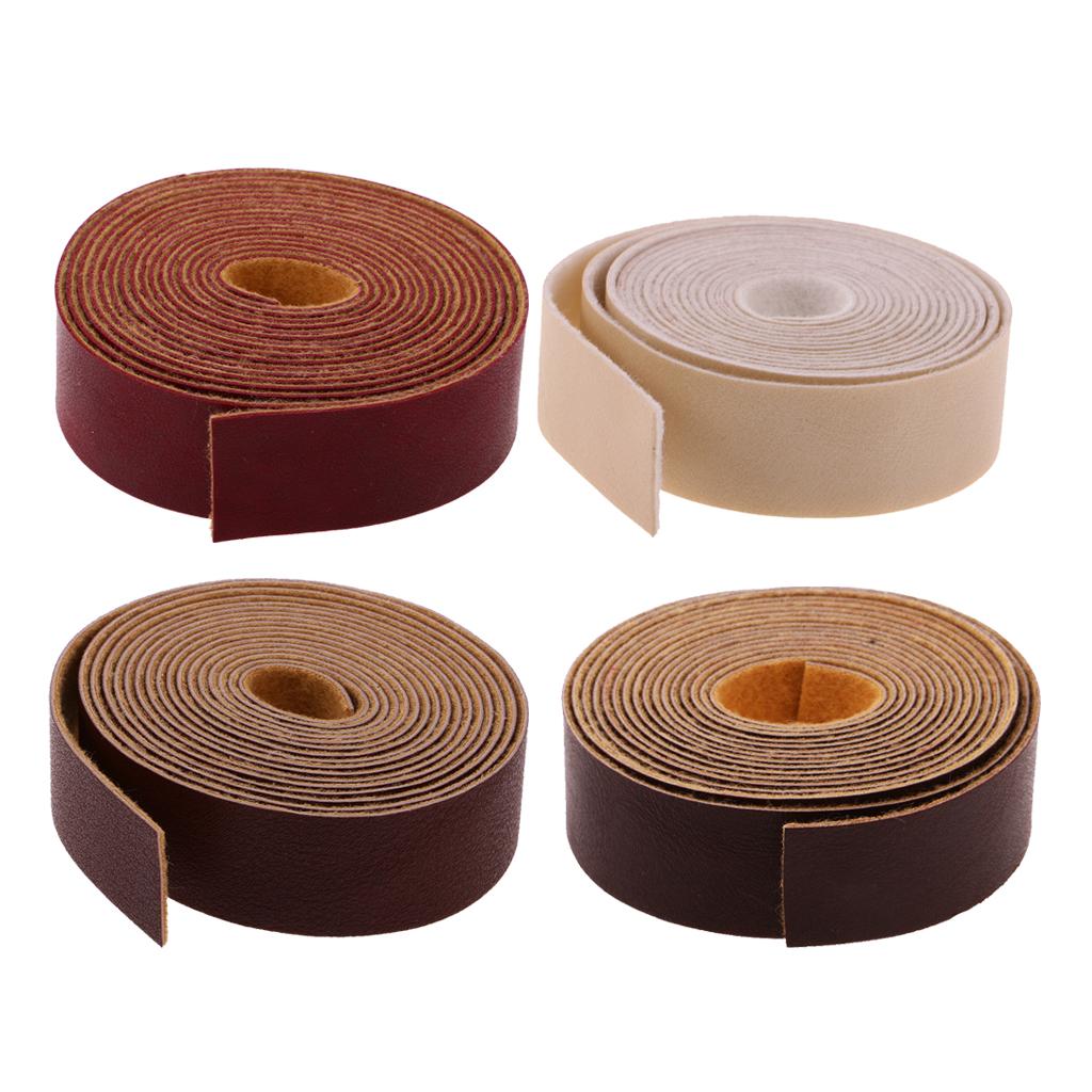 10 Meters 20mm Leather Strap Strips Leather Craft Belt Bag Handle DIY Crafts