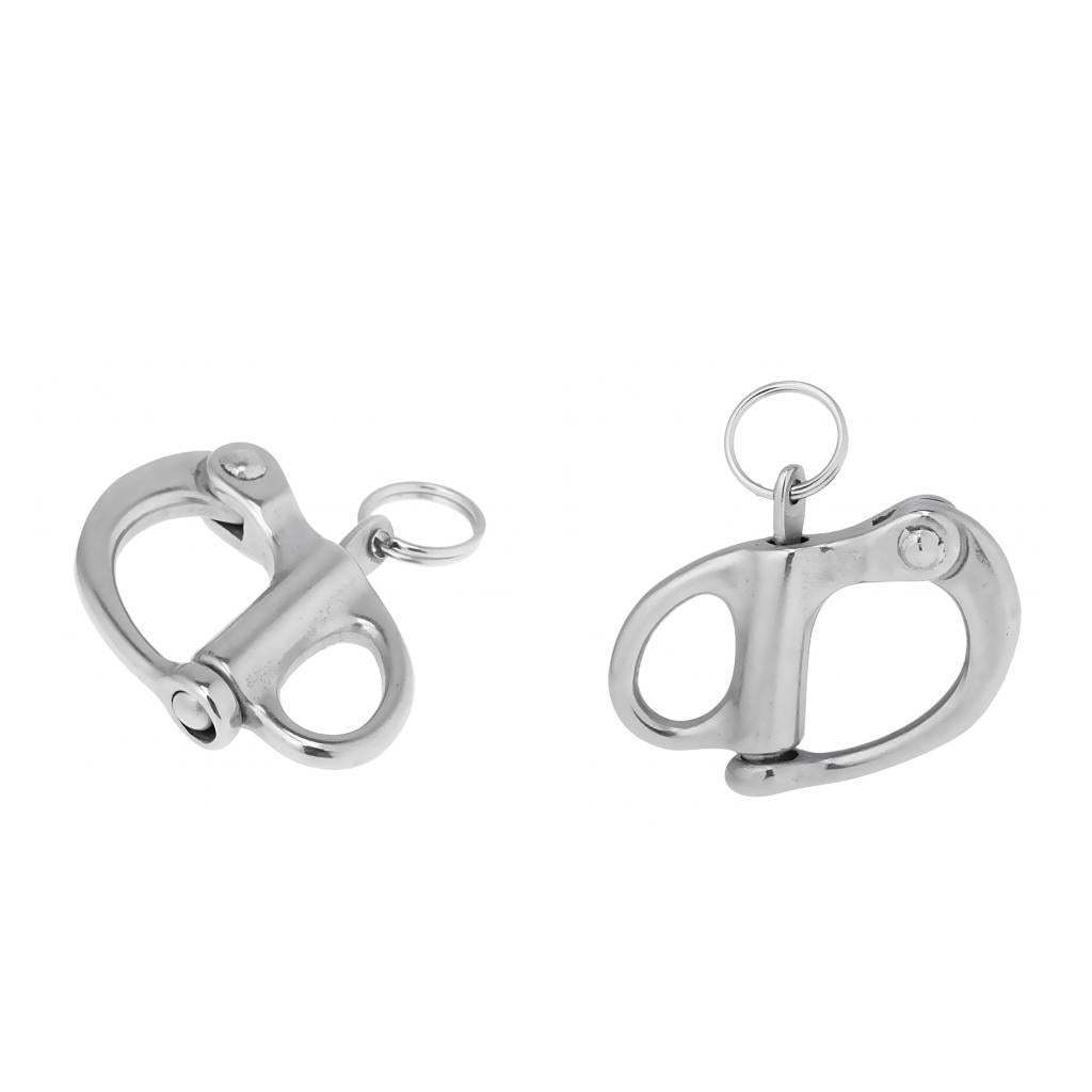 304 Stainless Steel Swivel Snap Shackle Fits for Kayak Canoe Boat Yacht