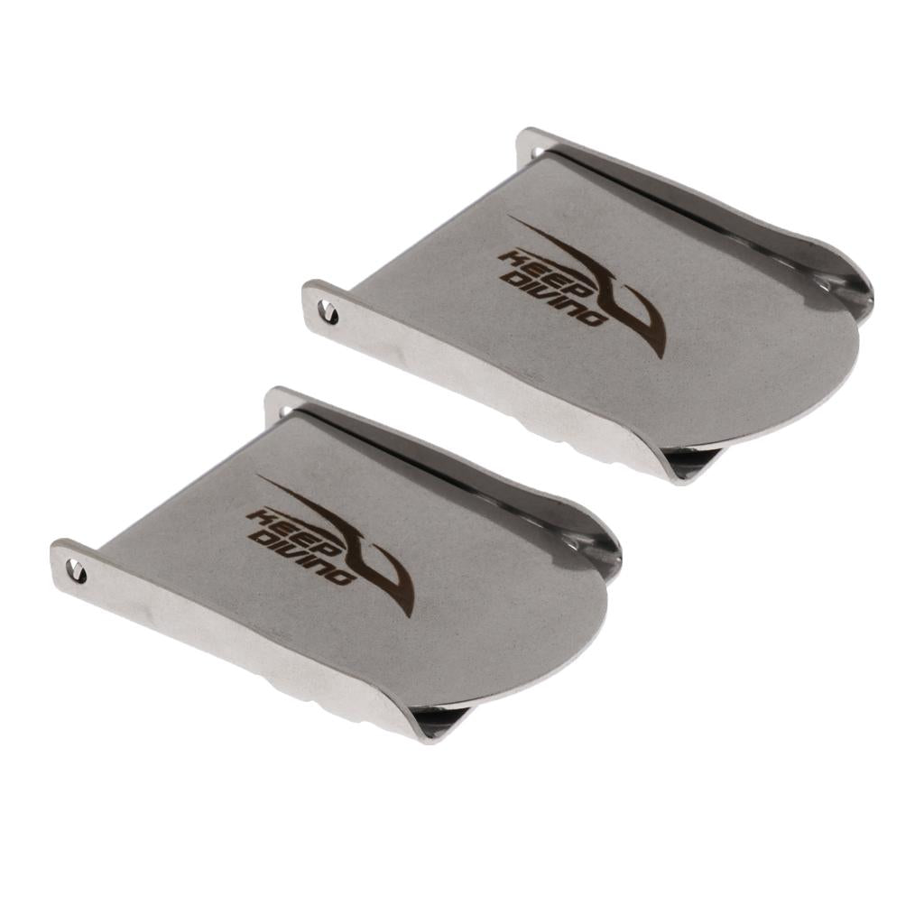 2x Snorkeling Underwater Diving 304 Stainless Steel Weight Belt Buckle