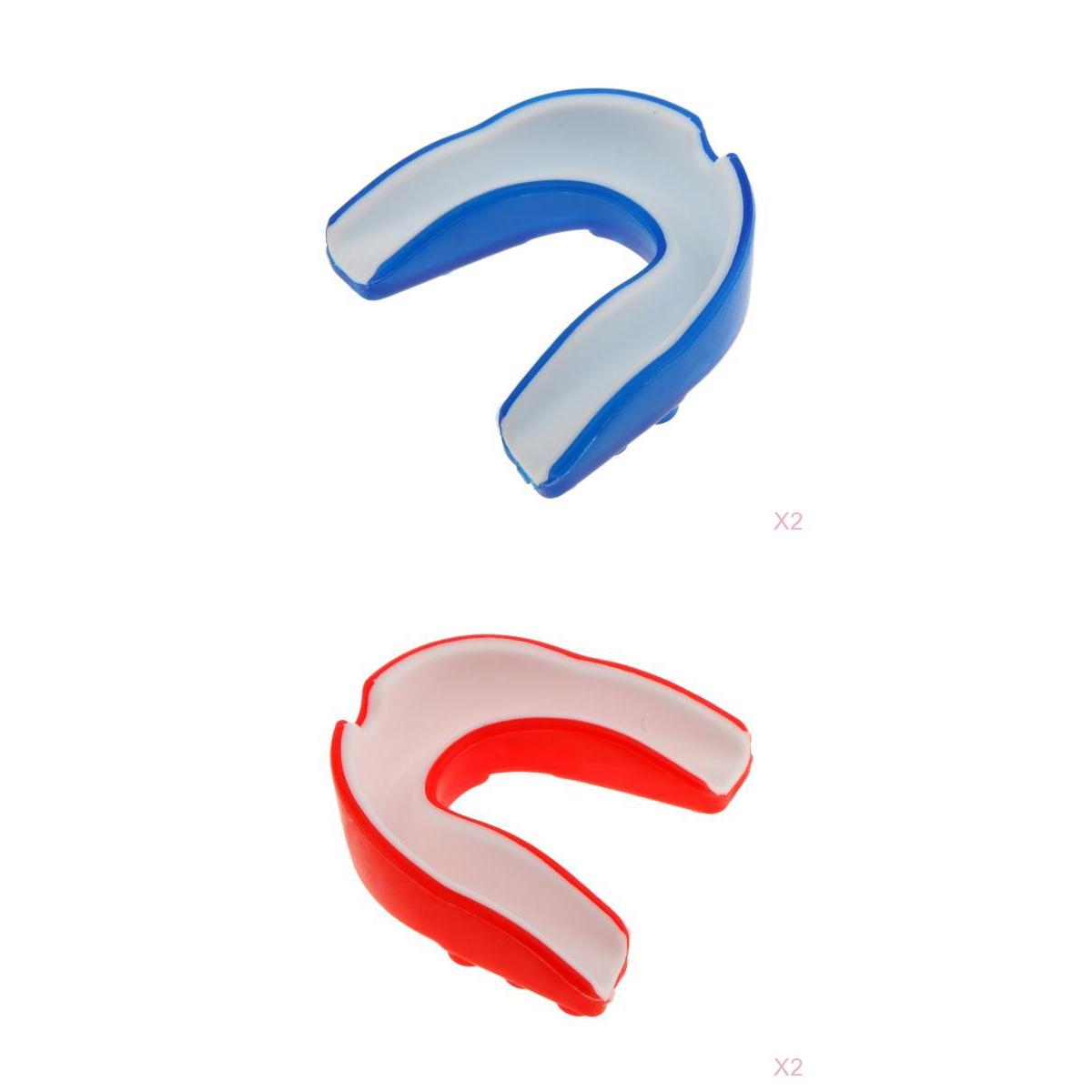 4x Silicone Alignment Mouth Guards Boxing MMA Teeth Protector Gum Shield