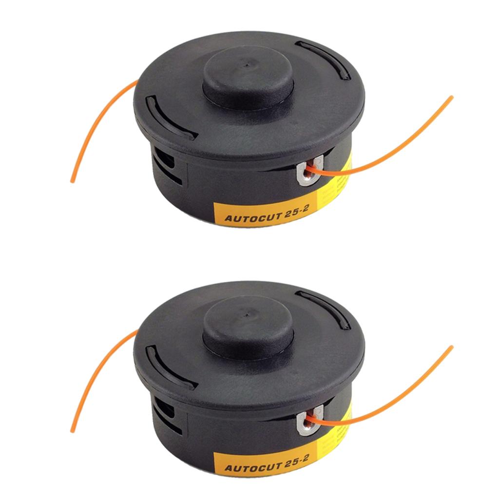 2x Auto Cut 25-2 Nylon Line Bump Head for STIHL FS55 FS70 FS80 FS100 FS120