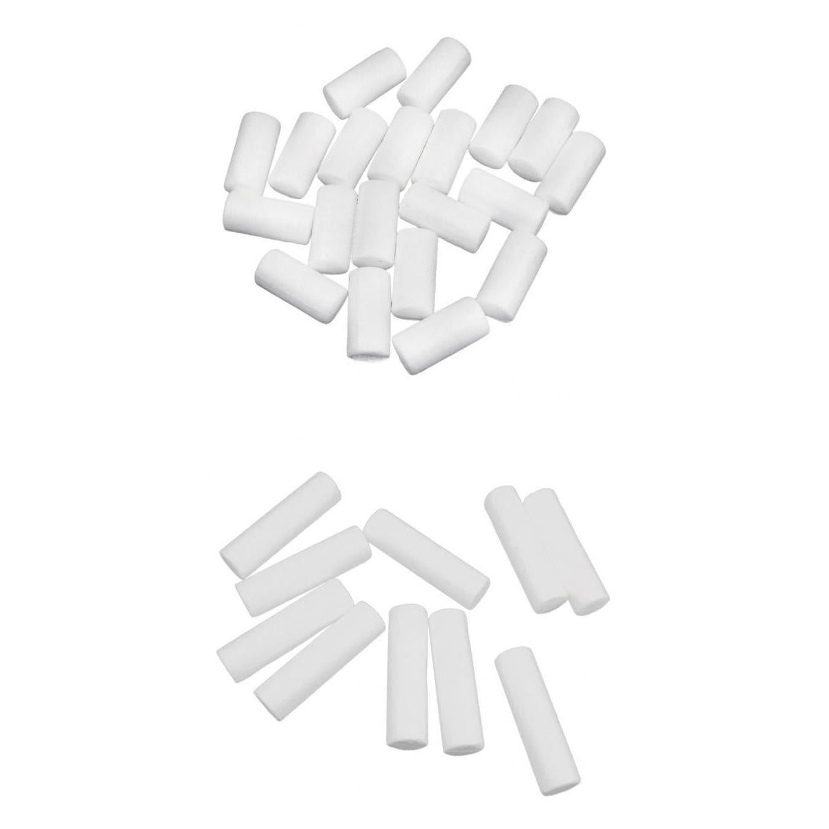 30pcs White Modelling Craft Polystyrene Foam Cylinder Pillar 88mm 120mm