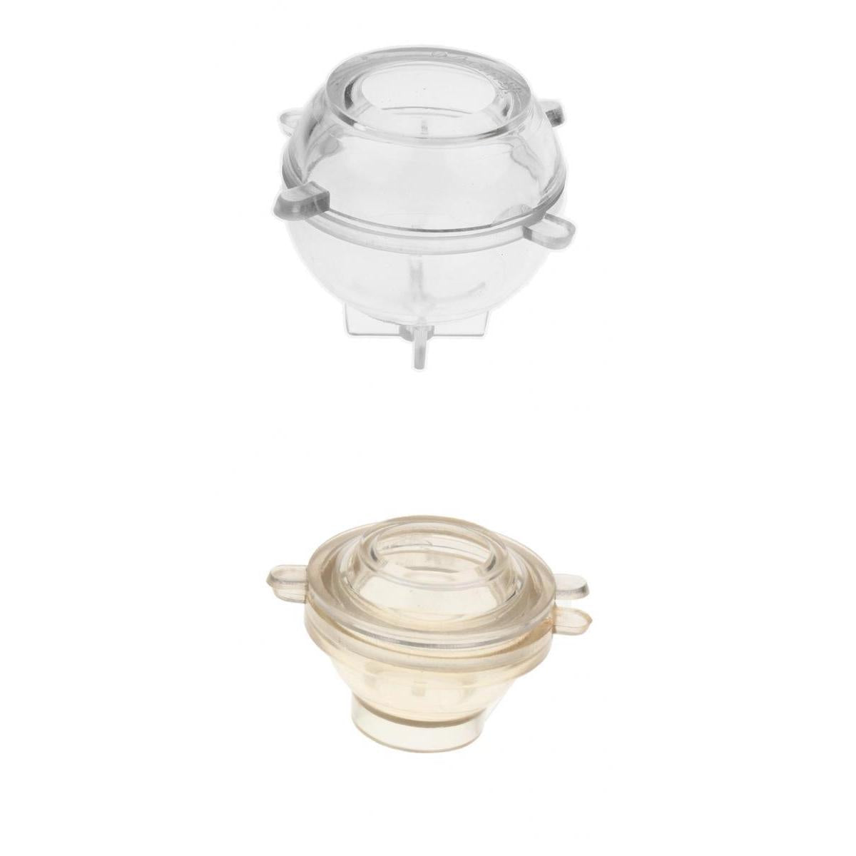 2 Pieces 4cm 2.5cm Round Sphere Ball Shape Candle Making Mould Soap Mold