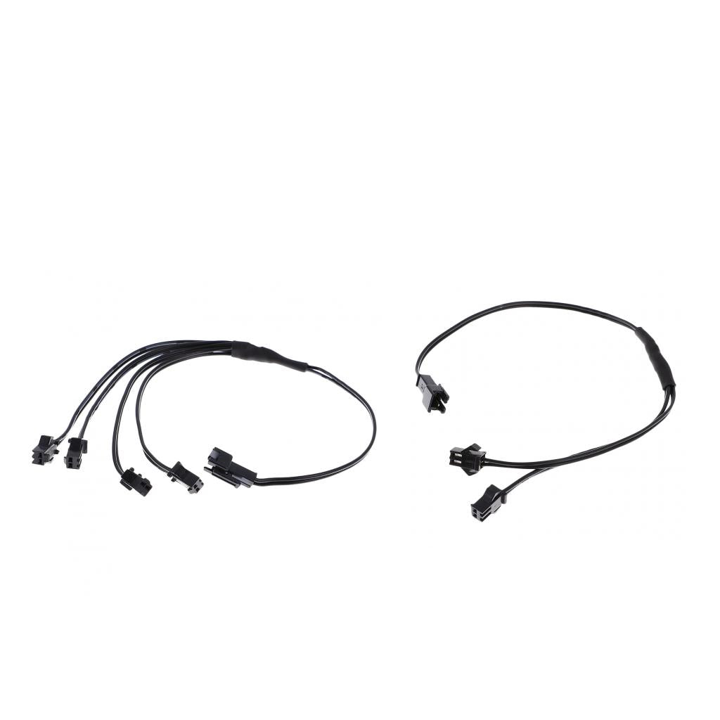 2pcs Splitter Cable Connector for EL Wire Neon Strip Light Accessory