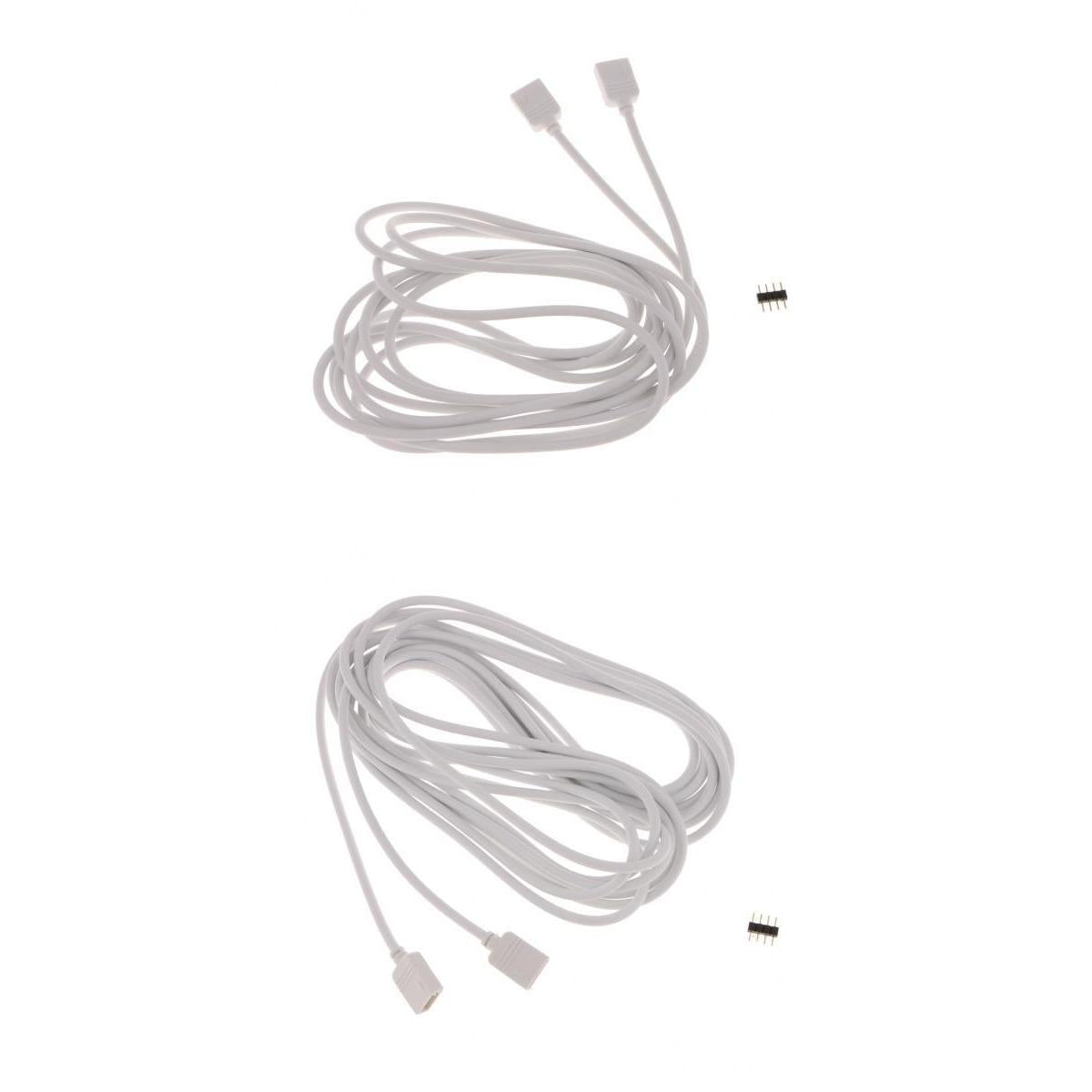 4 Pin 5050 3528 RGB LED Strip Light Extension Cable Connector Line 3 m & 5 m