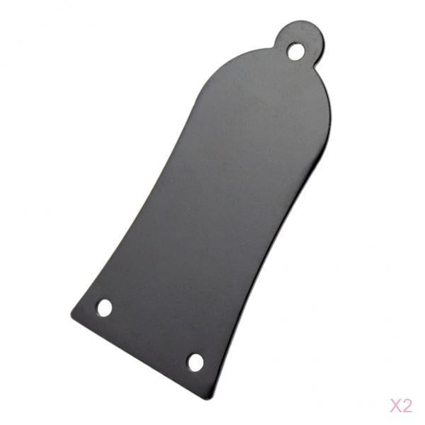 2 Pieces 3 Hole Truss Rod Cover Plate for Electric Guitar Bass Parts
