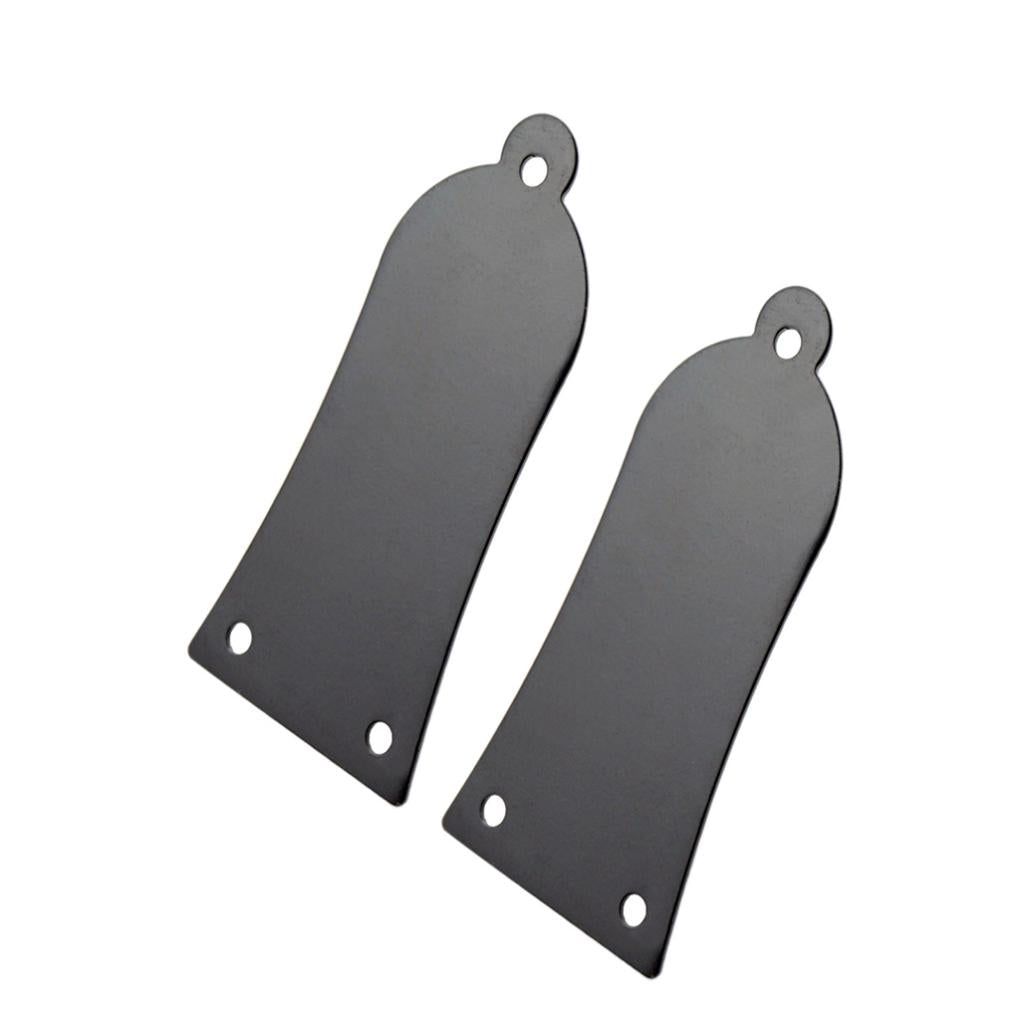 2 Pieces 3 Hole Truss Rod Cover Plate for Electric Guitar Bass Parts