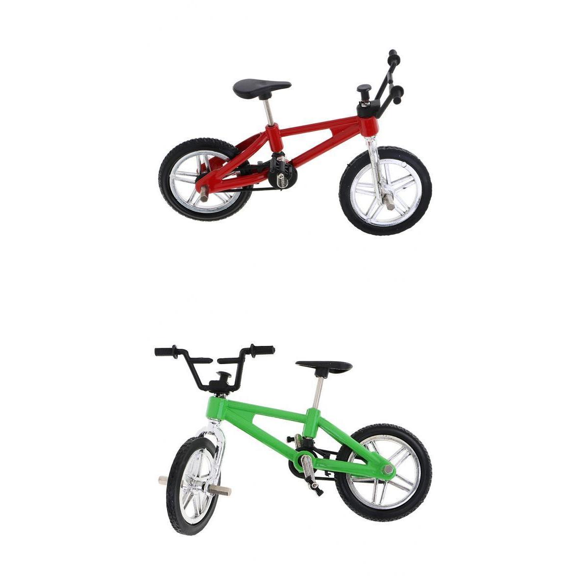 Alloy Mountain Bike Model Mini Finger Bike Bicycle Boy Toy Gift Red & Green