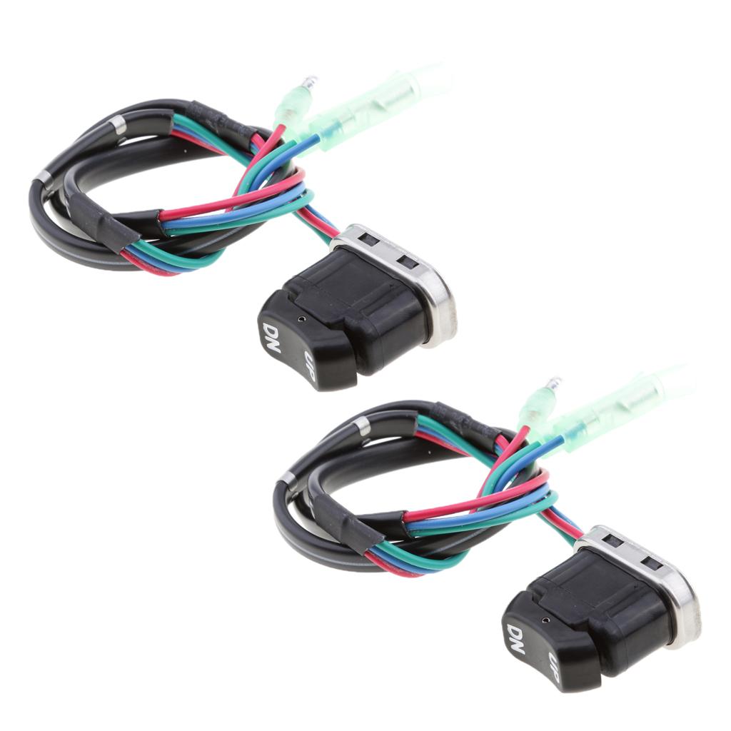 2X 703-82563-02-00 703-82563-01-00 TRIM & TILT switch A for Yamaha Outboard