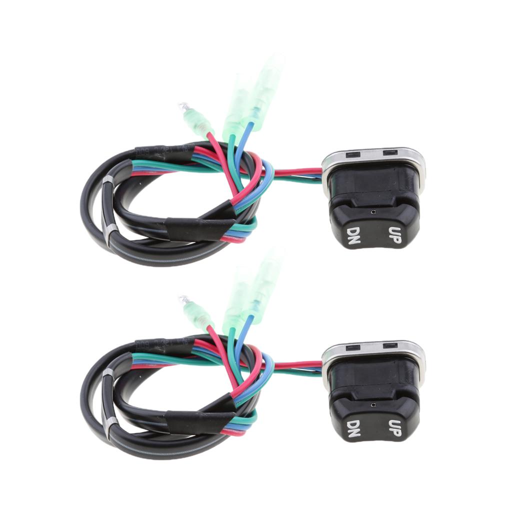 2X 703-82563-02-00 703-82563-01-00 TRIM & TILT switch A for Yamaha Outboard