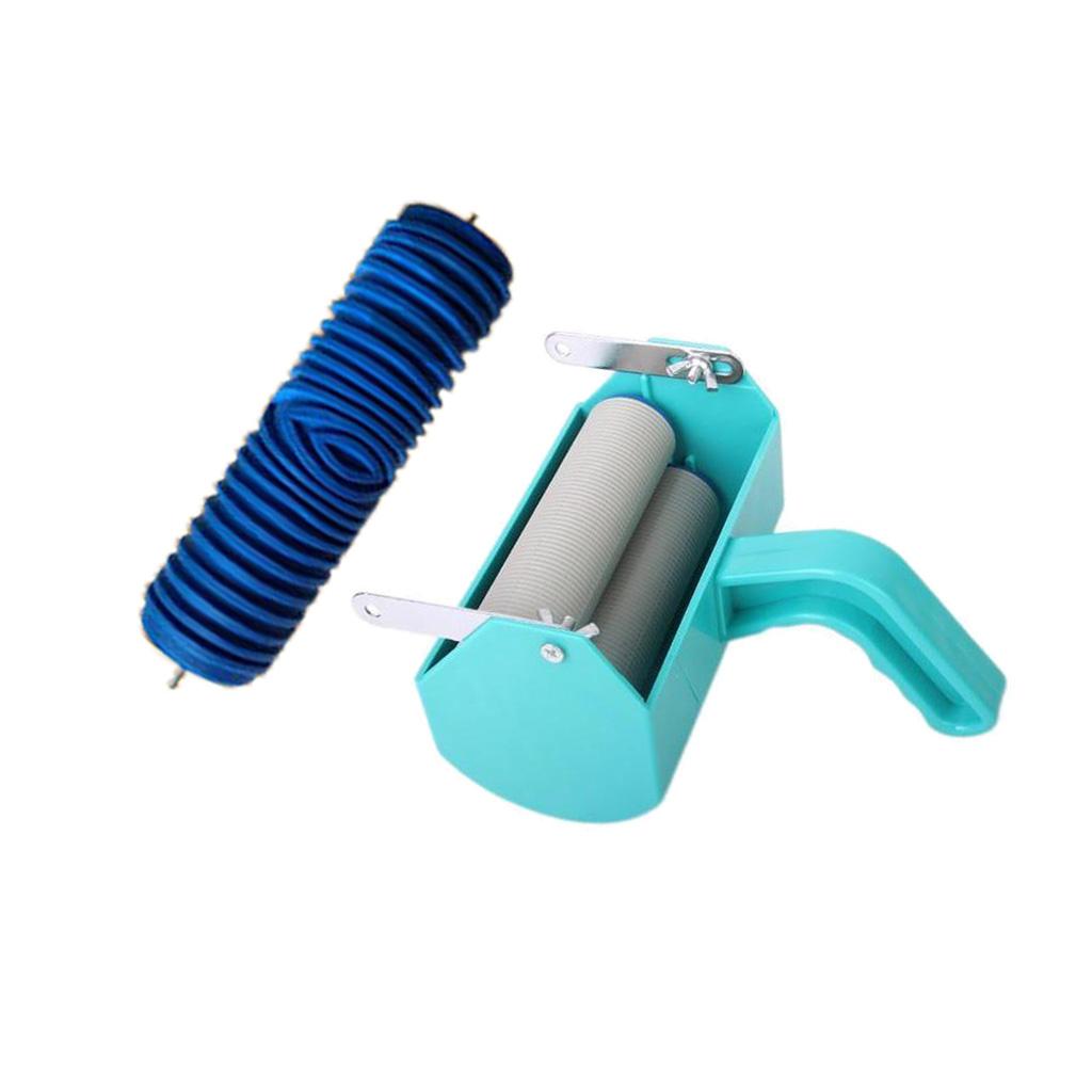 7'' Embossed Pattern Painting Roller Brush DIY Wall Decor + Painting Machine