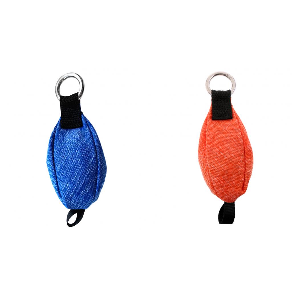 2pcs 250g Rock Climbing Throw Weight Bag Tree Arborist Gear Orange Blue