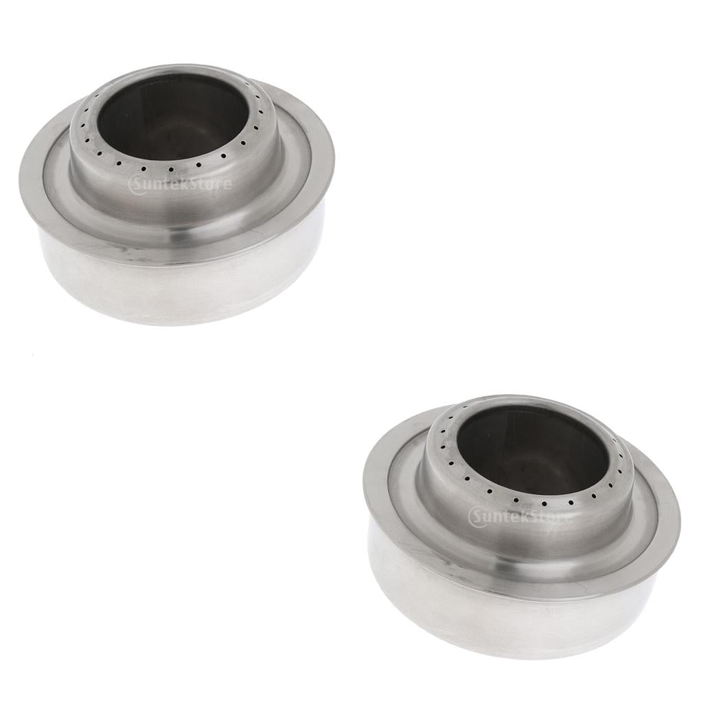 2pcs Outdoor Survival Camping Cooking Alcohol Burner Spirit Stove